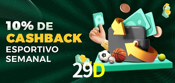 10% de bônus de cashback na 29D